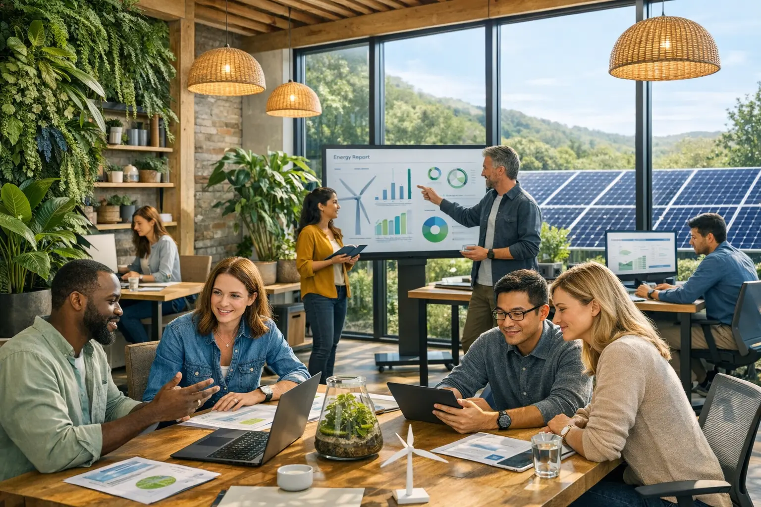 Gesellschaftlicher Wandel in der Arbeitswelt zeigt sich in nachhaltigen und diversen Arbeitsumgebungen