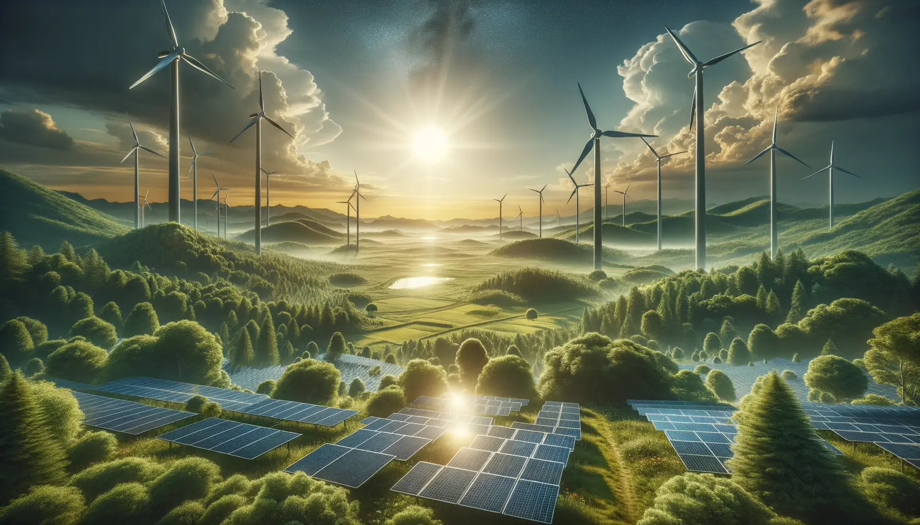 Klima im Wandel erneuerbare Energien nachhaltige Technologien