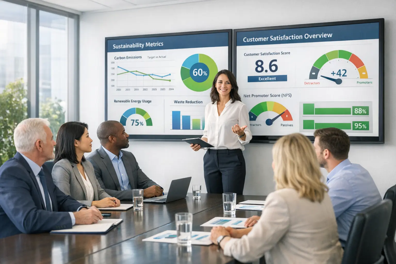 Sachziele Unternehmen Strategieplanung mit Kennzahlen und Zielen