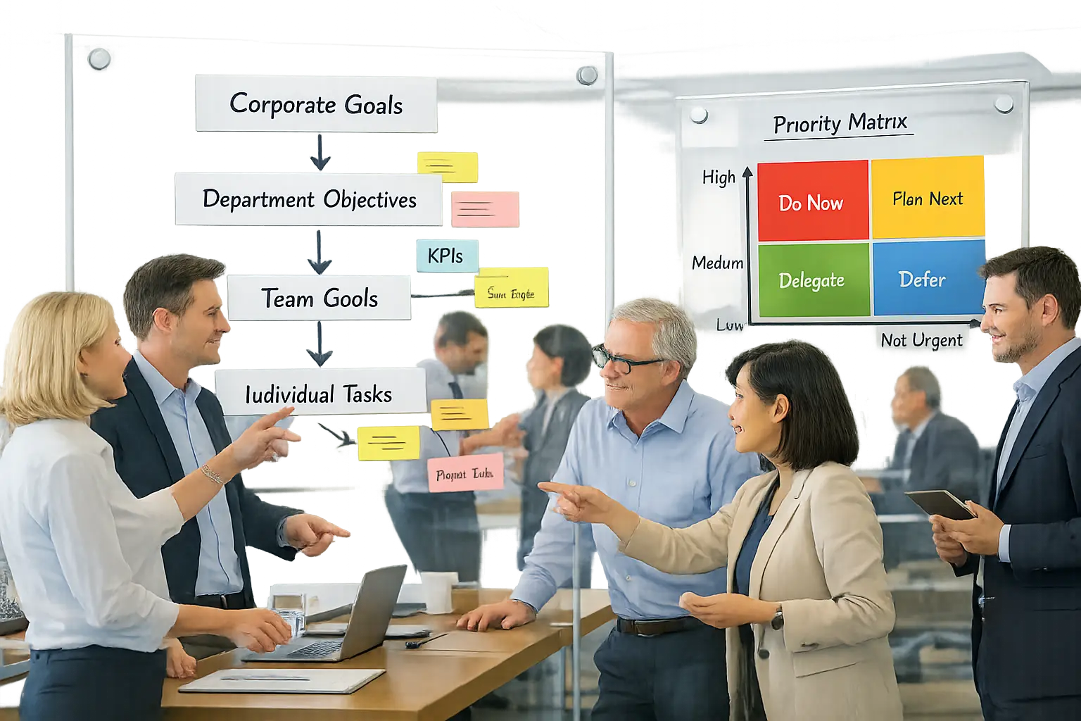 Zielsystem Unternehmen: Definition, Aufbau & Umsetzung 6 Zielsystem Unternehmen Prioritäten und Abhängigkeiten