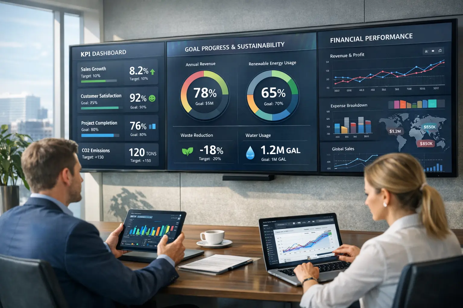 Zielsystem Unternehmen: Definition, Aufbau & Umsetzung 7 Zielsystem Unternehmen Software und digitale Messung